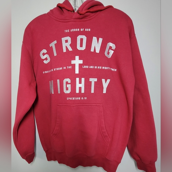 unbranded Tops - Pull over Christian Hoodie Pink XL